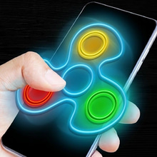 Play Fidget Spinner Neon Glow Online Online