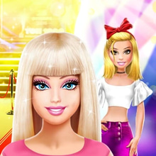 Play Barbie and Lara Red Carpet Challenge Online