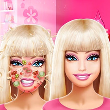 Play Barbara Skin Care and Dress Up Online