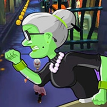 Play Angry Gran Run Halloween Village Online