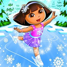 Play Dora's Ice Skating Spectacular Online
