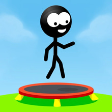 Play Trampoline Stickman Online