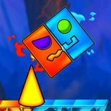 Play Fire and Water Geometry Dash Online