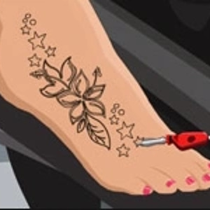 Zoe at Tattoo Shop