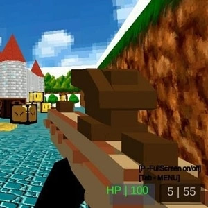 Paintball Gun Pixel 3D