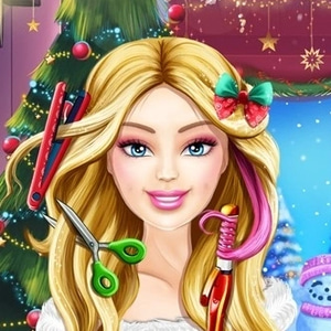 Barbie Xmas Real Haircuts