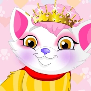 Princess Kitten At Barbie Hair Salon