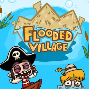 Flooded village