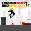 Play Stickman Skate 360 Epic City Online