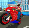 Play Hero Stunt Spider Bike Simulator 3D Online