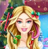 Play Barbie Xmas Real Haircuts Online