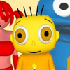 Play Baby Bart and the Colorful Monsters Online