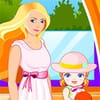 Play Barbie Laundry for Her Baby Online