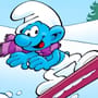 Play Smurfs Snowboar