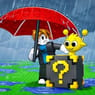 Play Escape Rain for Lucky Blocks! Online Sprunki 3D