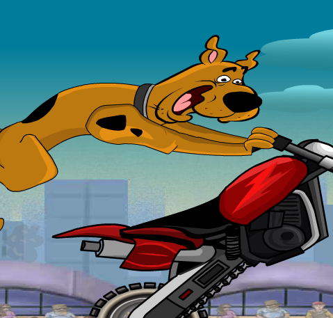 Scooby Doo and his bike