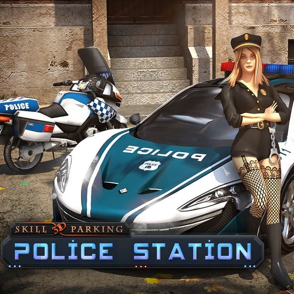 Skill 3D Parking Police Station