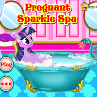 Pregnant Sparkle Spa