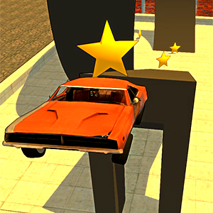 Play Rooftop Car Stunts Game Free