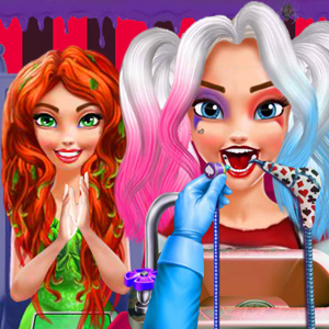 Harley Quinn Dentist and Make Up