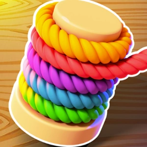 Thread Jam: Untangle Ropes 🕹️ Play on Kiz10