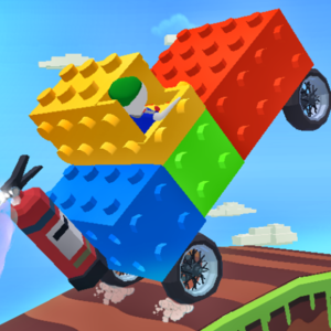 Crafting fighting car out of blocks
