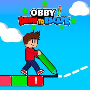 Play Obby Draw to Escape Game Free