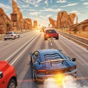 Play Lambo Traffic Racer Game Free