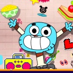 Futebol com Gumball em COQUINHOS