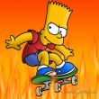 Skating with Bart Simpson