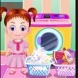 Baby Emma Washing Clothes