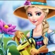Play Elsa Ice Flower Game Free