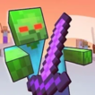 Play Minecraft Super Sword: Noob Vs Zombies Game Free